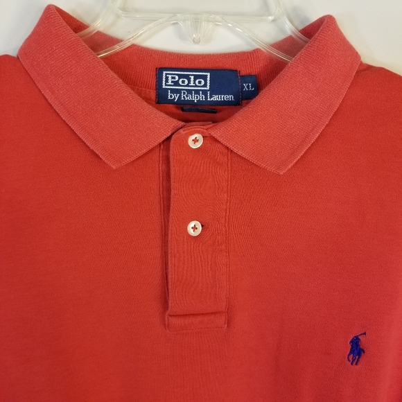 Polo Ralph Lauren Red Polo Shirt XL - Picture 5 of 16